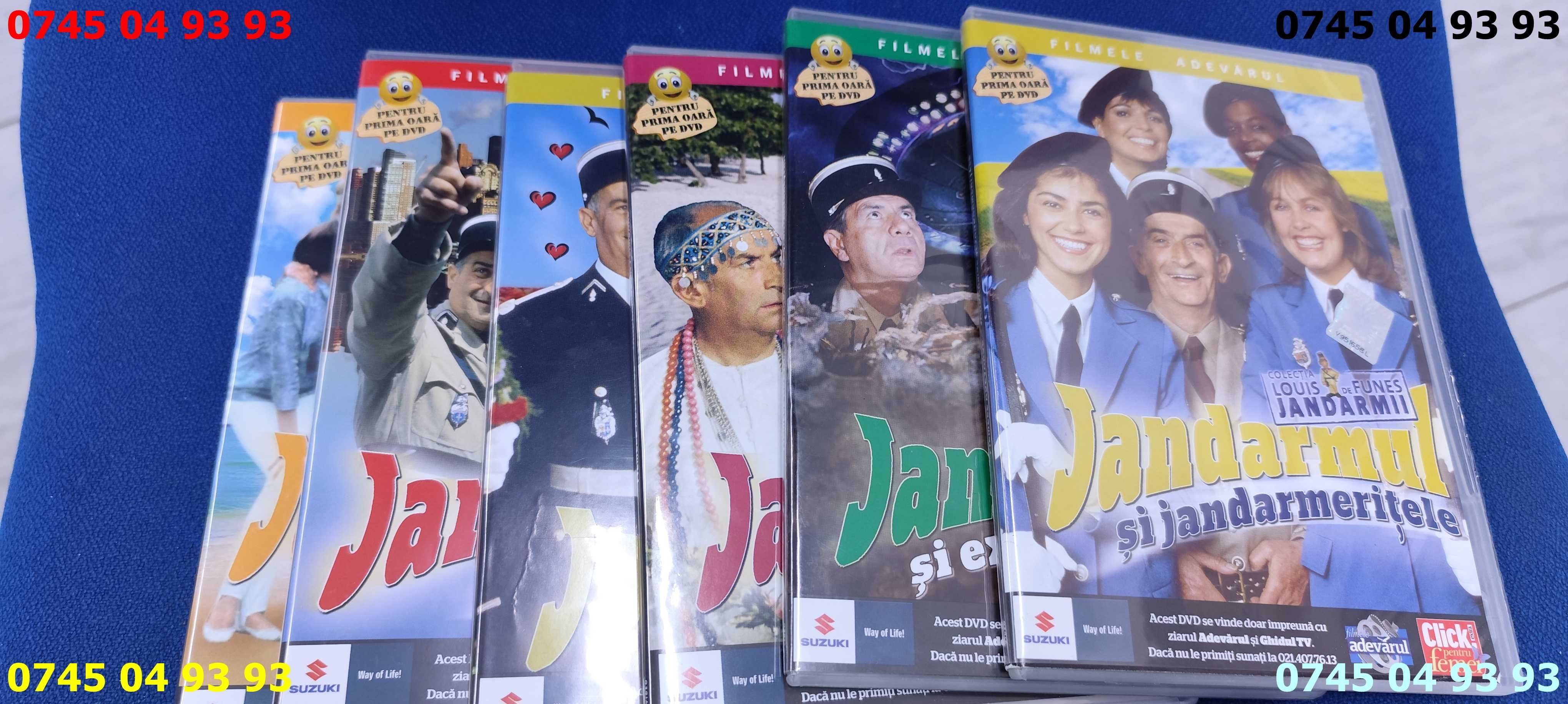 colectie 6 dvd JANDARMUL cu Louis de Funes