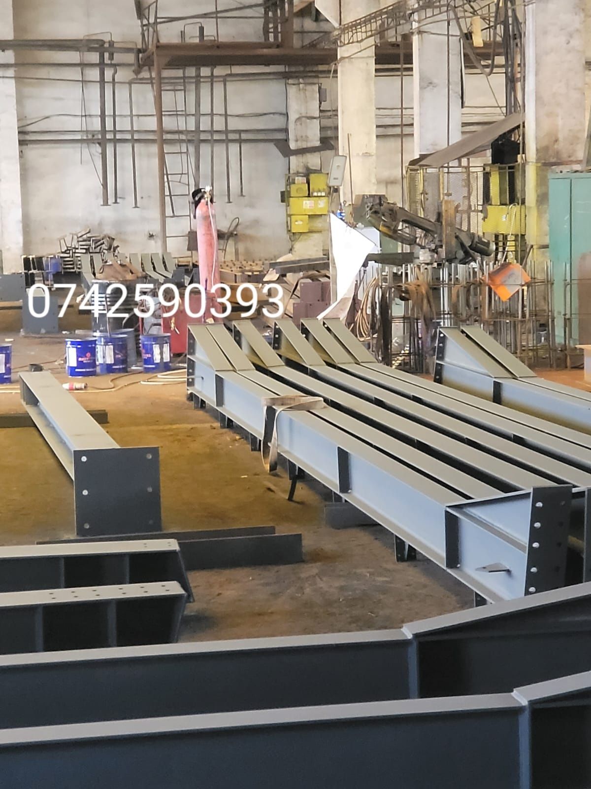 Vand hale structura hala metalică 15x40si 12x30h4