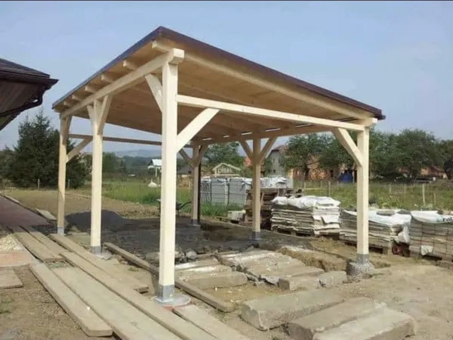 Vând foișore din lemn masiv 4x2x2h