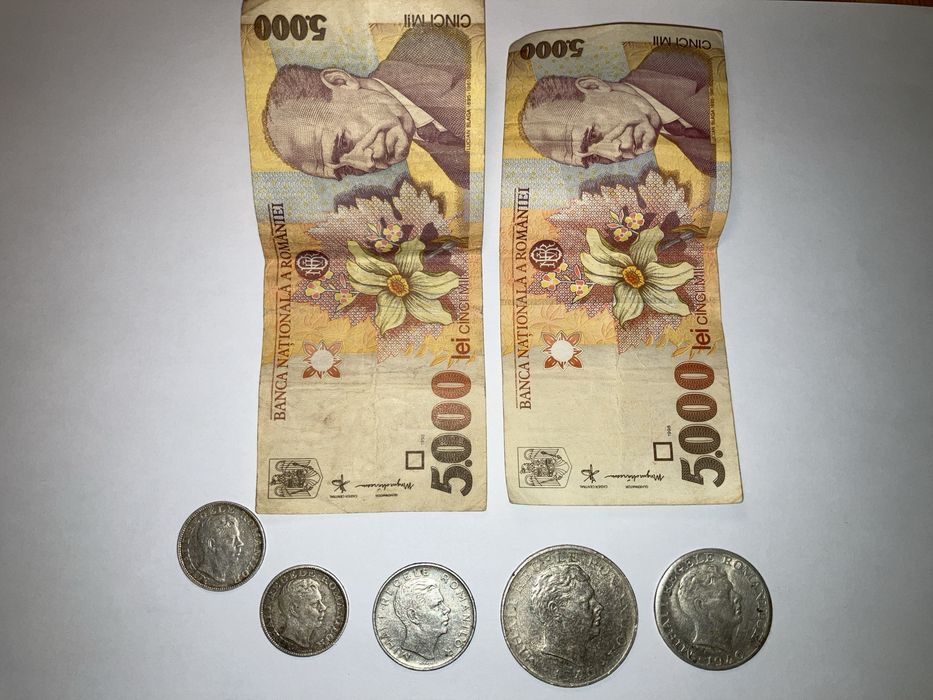Vand monede si bancnote vechi romanesti