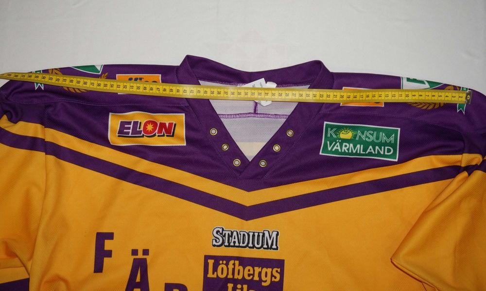 Оригинална Сувенирна Хокейна Блуза Hockey Jersey Farjestad BK 3XL/4XL