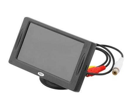 4.3" TFT Цветен Монитор за 2 Камери за Кола DVD GPS Навигация Къмпинг