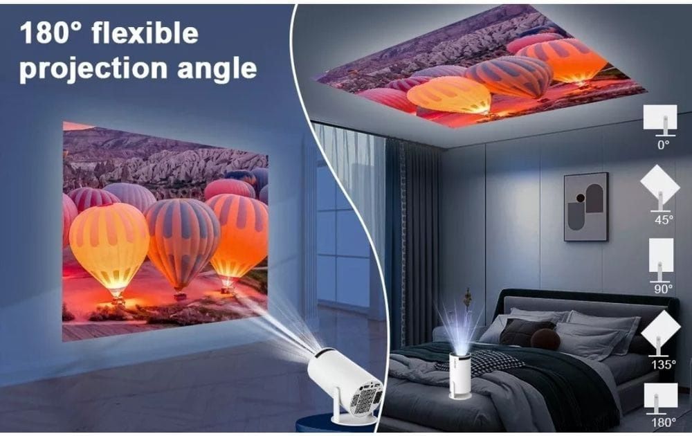Videoproiector Portabil Smart 4K Ultra HD