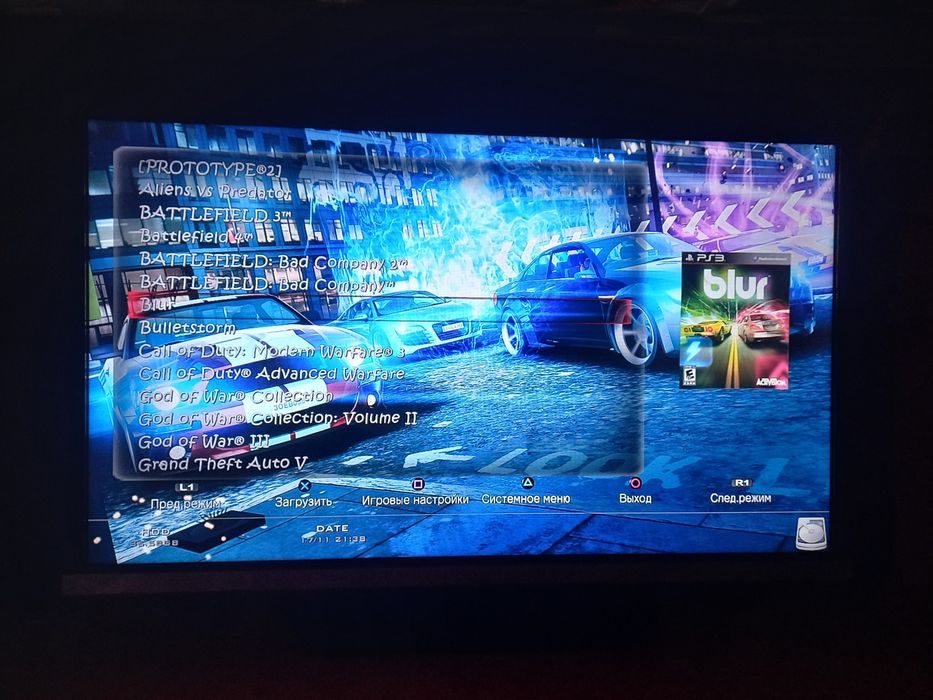 PS3 slim holati tiniq 2 ta djoystik 22 o'yinlari bor proshivfka bor.