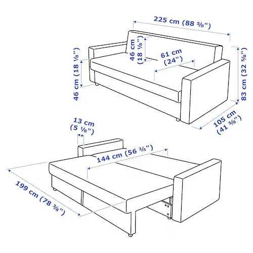 Canapea extensibilă 3locuri, Skiftebo gri închis