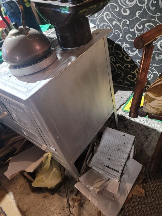 Печка на дърва с фурна