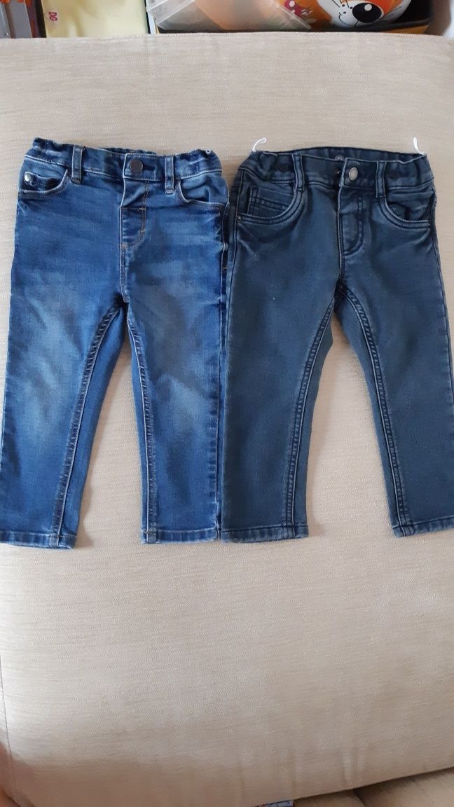 2 perechi jeans C&A/Next, baieti, marimea 92