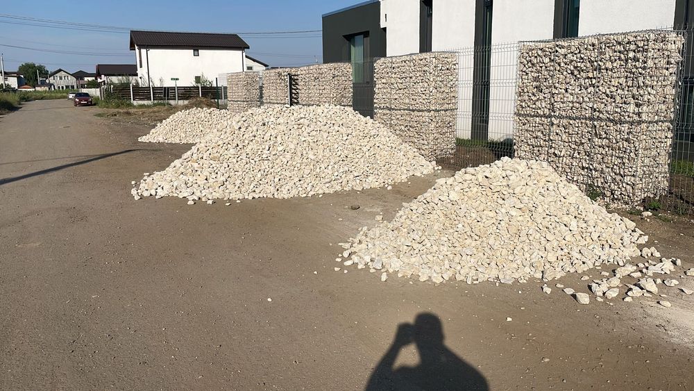 Piatră spartă de calcar (decor, garduri) 60-90 mm 90-120 mm