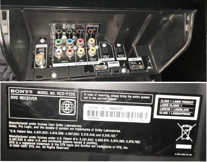 homecinema sony dav-f200