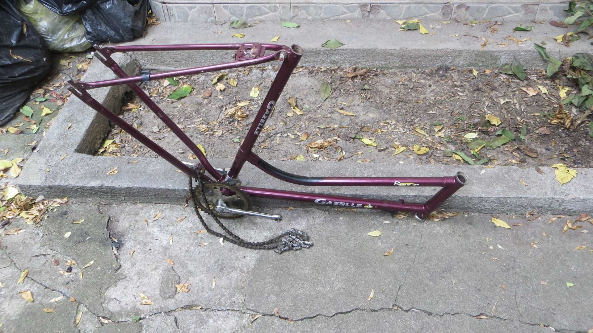 Vintage 1960 cadru cu pedalier 21" bicicleta Gazelle Olanda