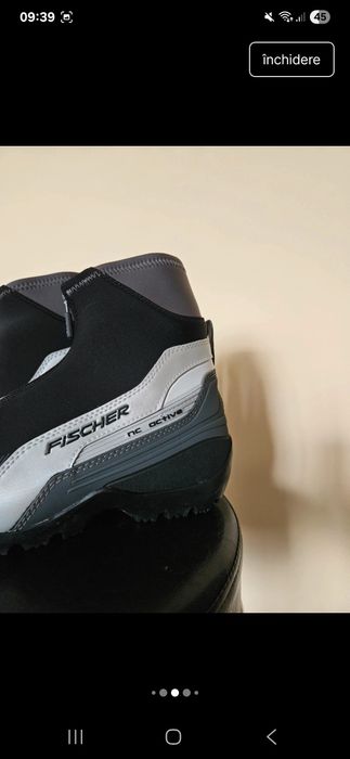 Clăpari ski fond Fischer nc active
Marimea 41
Noi
Nefolositi 
Material