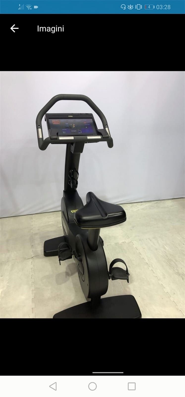 Depozit aparate fitness profesionale vindem bicicleta Technogym.