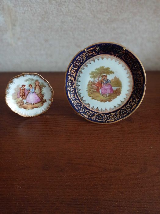 Продам : Две декоративные тарелочки. Лимож. Франция.