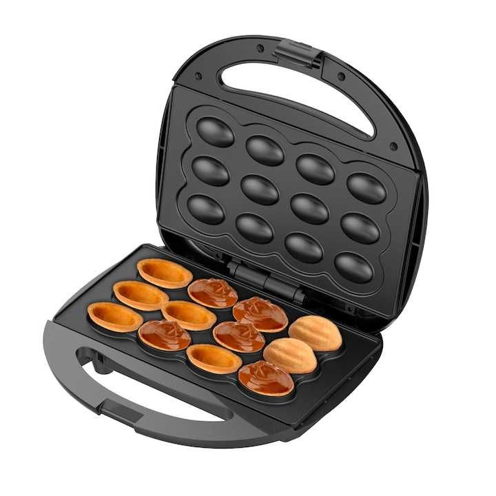 Aparat pentru copt in forma de coji de nuci,12 forme,1200W,nou