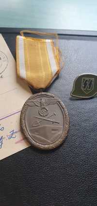 Lot Germania ww2 medalie Schutzwall , SS ,