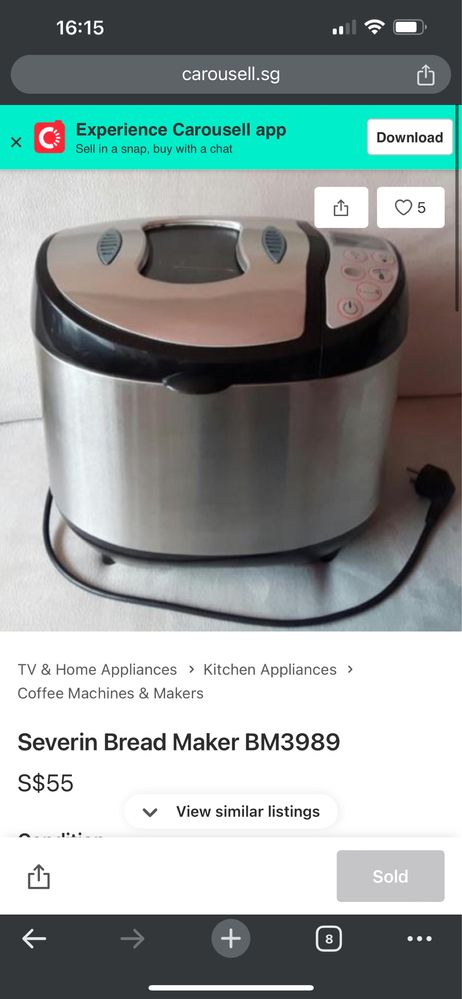 Aparat breadmaker