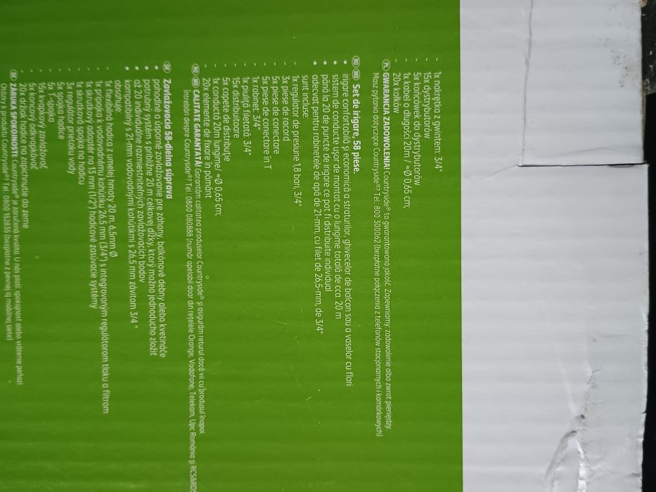 Set de irigare 58 piese