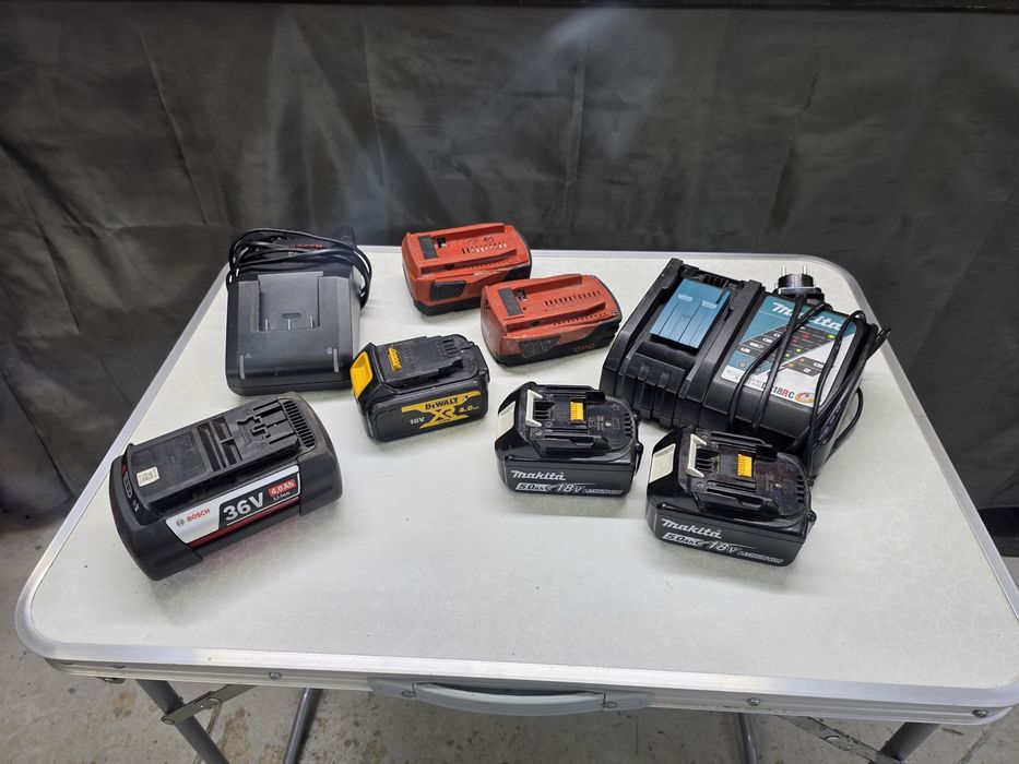 Батерии и зарядни Makita, Bosch, Wurth, Dewalt