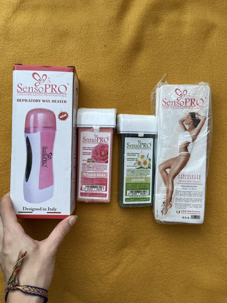Set epilator cu ceara