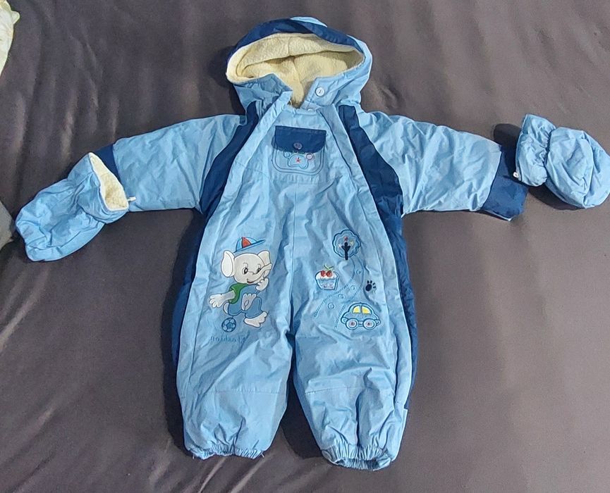 Бебешки Ескимос син