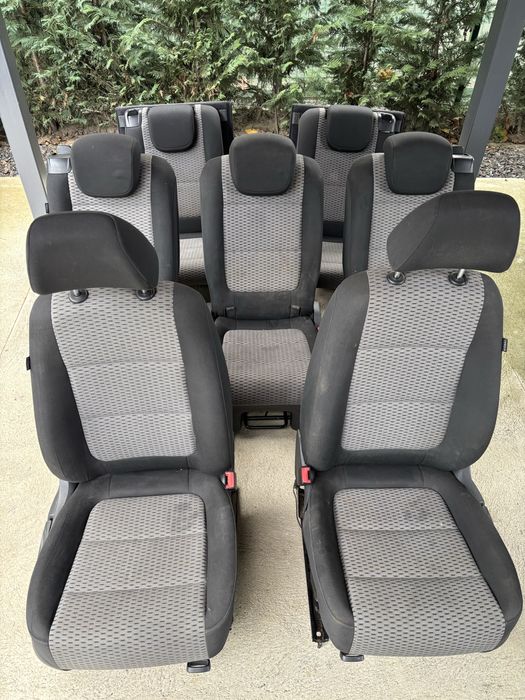 Interior vw Sharan 7N cu 7 locuri + ceturi locul 6\7