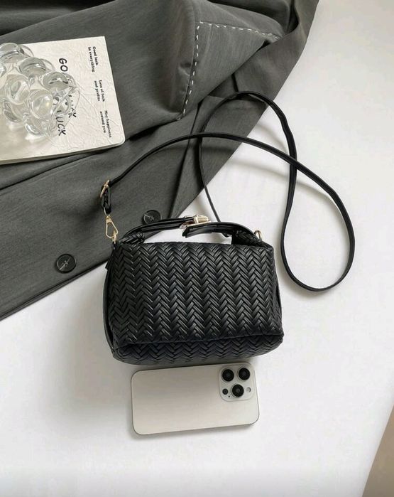 shein нова малка черна чанта