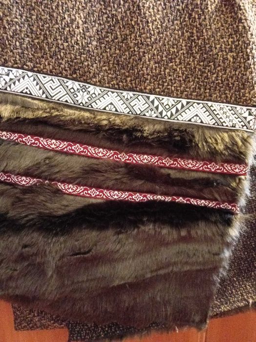 Fular gros cu blanita