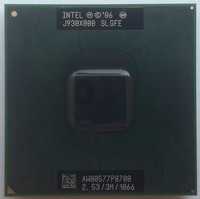 Intel Core2 Duo Processor P8700; 3M Cache, 2.53 GHz, 1066 MHz FSB