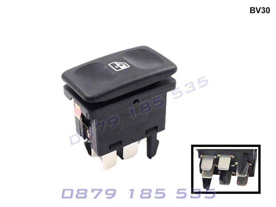 Копче ел стъкла VW Seat Golf 2 Jetta Ibiza бутон управление прозорци