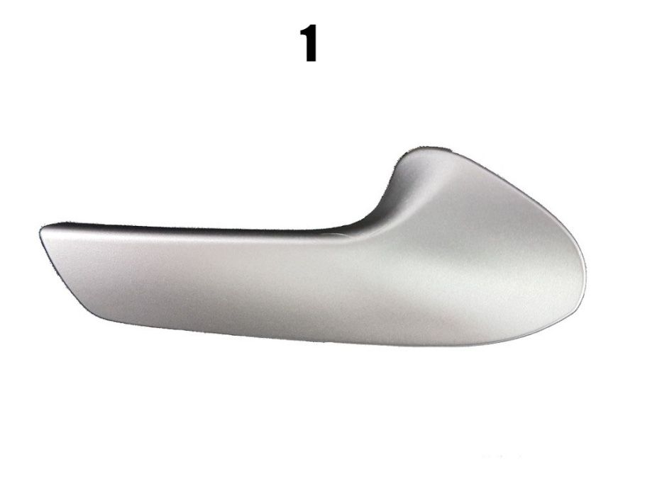 Вътрешна Дръжка за врата за Seat Ibiza 6J (Матиран хром сив , Хром )