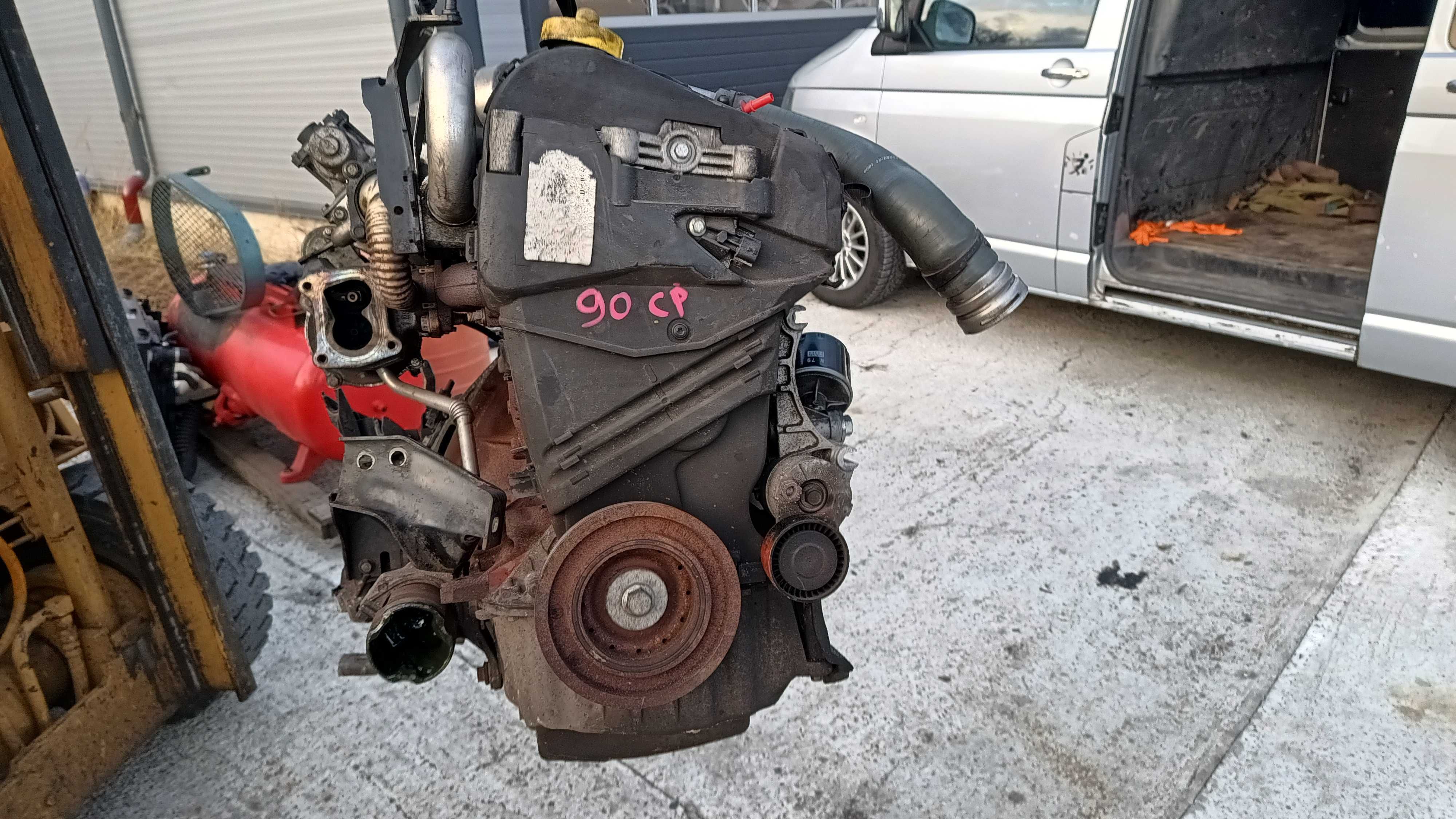 Motor cu injectie si turbina Renault Megane III 1.5 dci K9KF830 euro 4