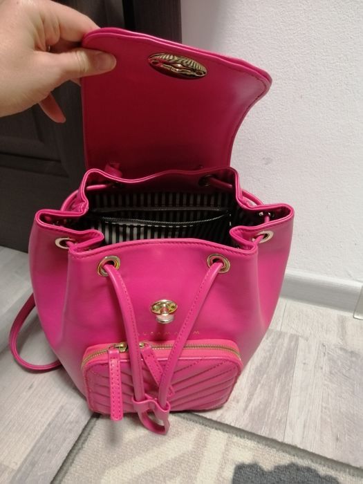 Rucsac Laura Maxim BellePack roz piele