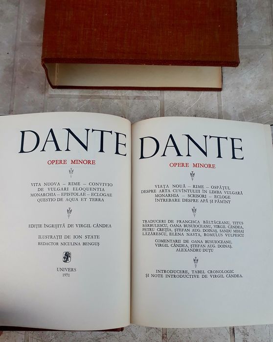 Opere Minore/Dante 1971
