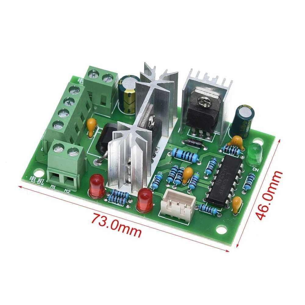 Regulator controler turatie motor 10-40V, 150W cu switch de directie