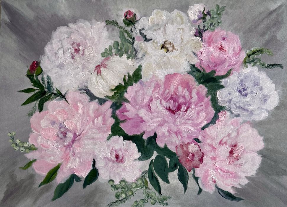Картина» «Пионы «