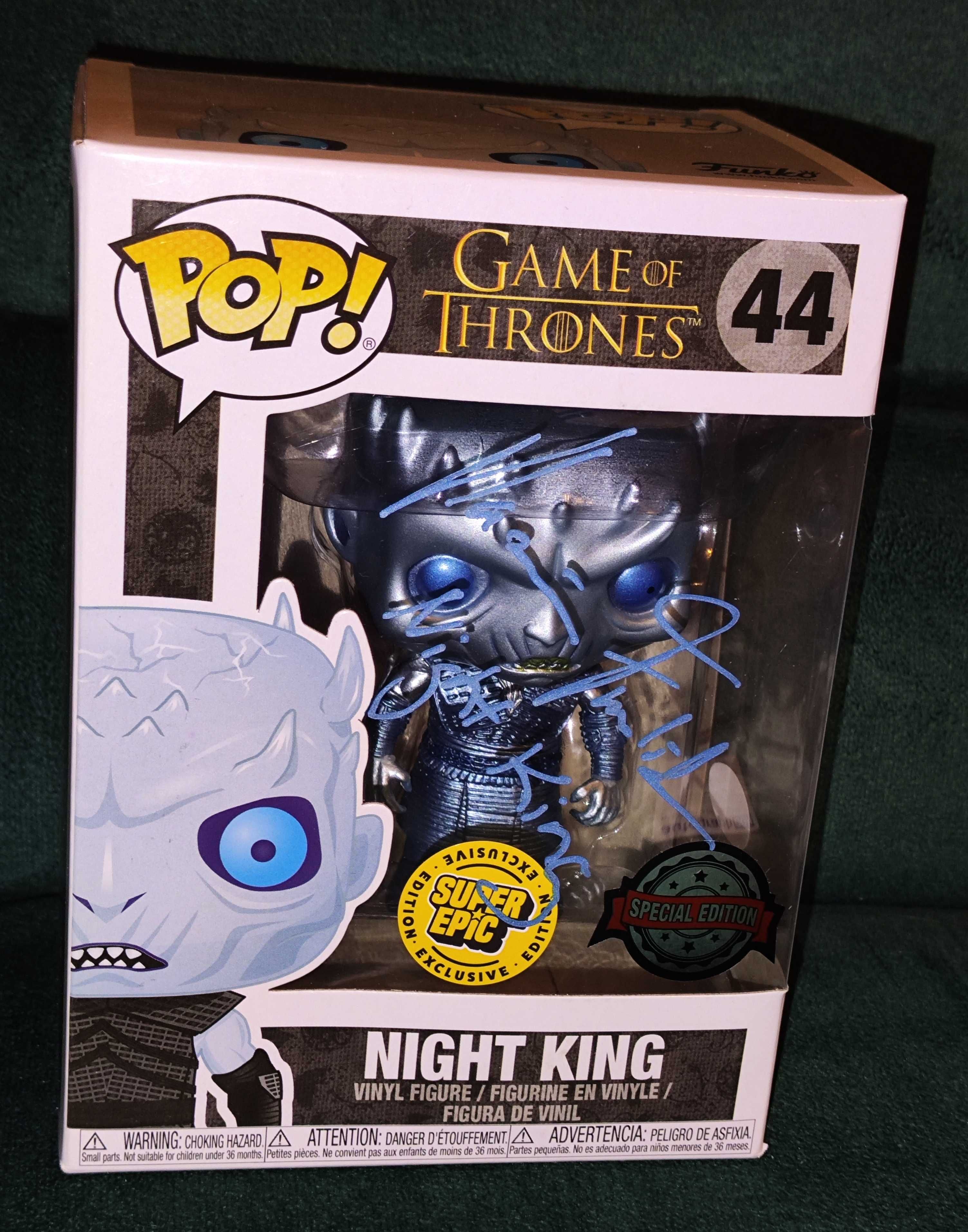 NIGHT KING Funko Pop Semnat de Vladimir Furdik Jucarie GAME OF THRONES