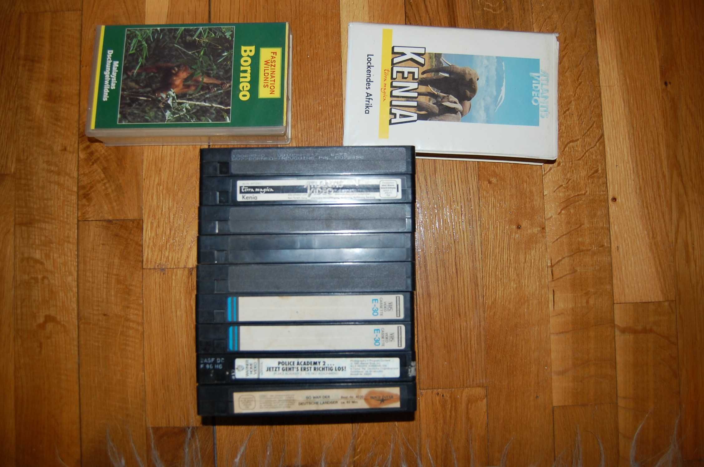 Casete VHS,7 originale,2 inregistrate