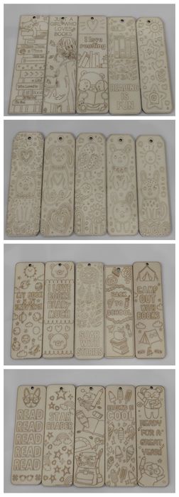 Semne de carte gravate laser, cadou pentru un iubitor de lectura