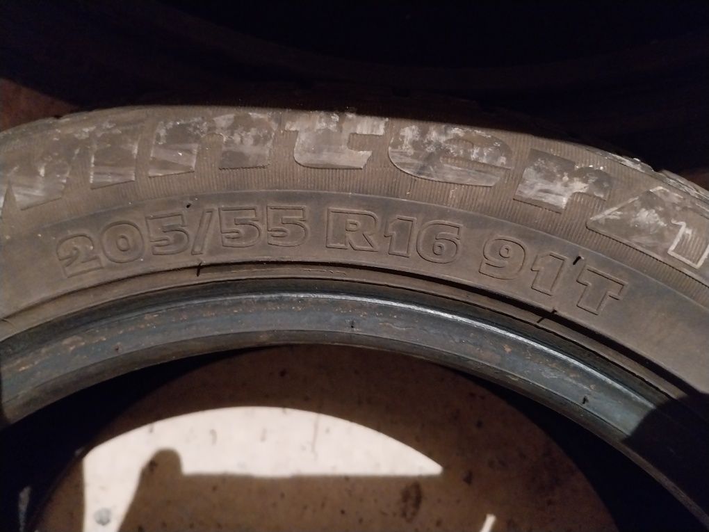 2 cauciucuri iarna WV 205/55 R16