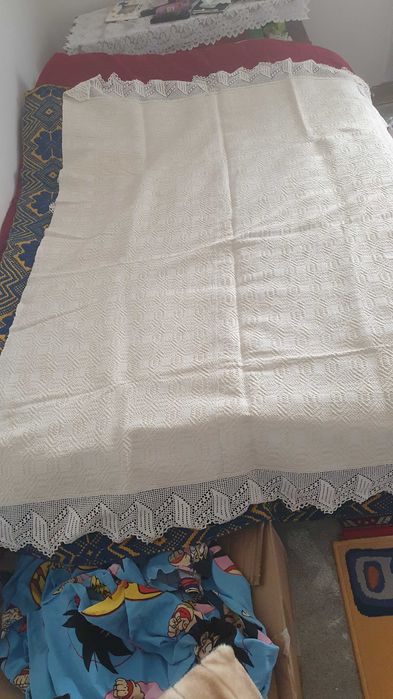 Vand patura si cearceaf tesute manual