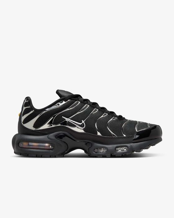 ПРОМО! Nike Air Vapormax TN Black & Metallic Silver