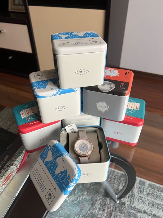 Ceasuri Dama Fossil noi! Garantie/Cutie si punga cadou fossil!