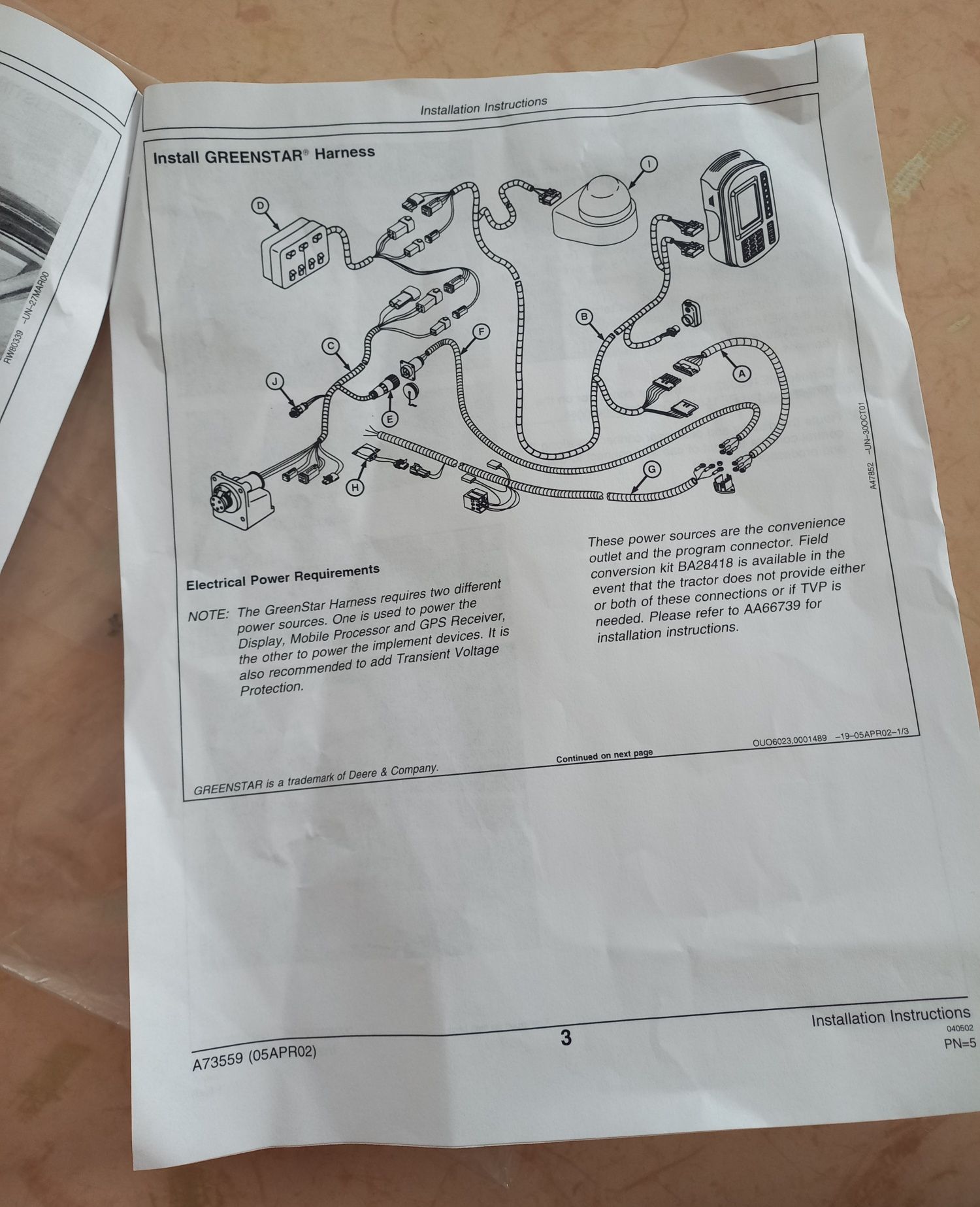 Продам проводку на John Deere, торг