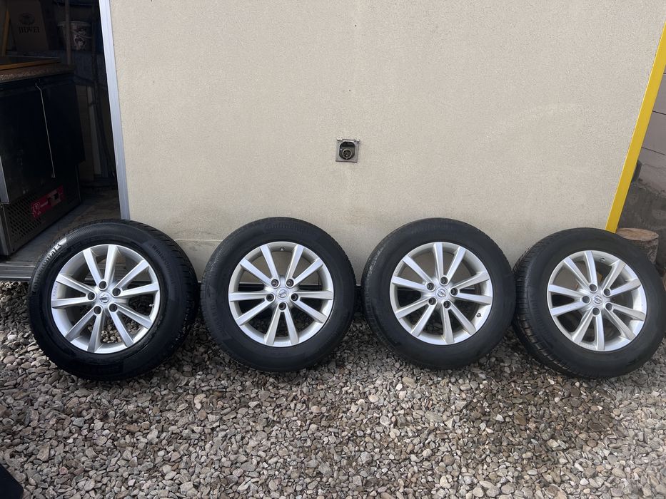 Roti jante anvelope Nissan Hyundai Kia Renault Dacia Continetal 225/65