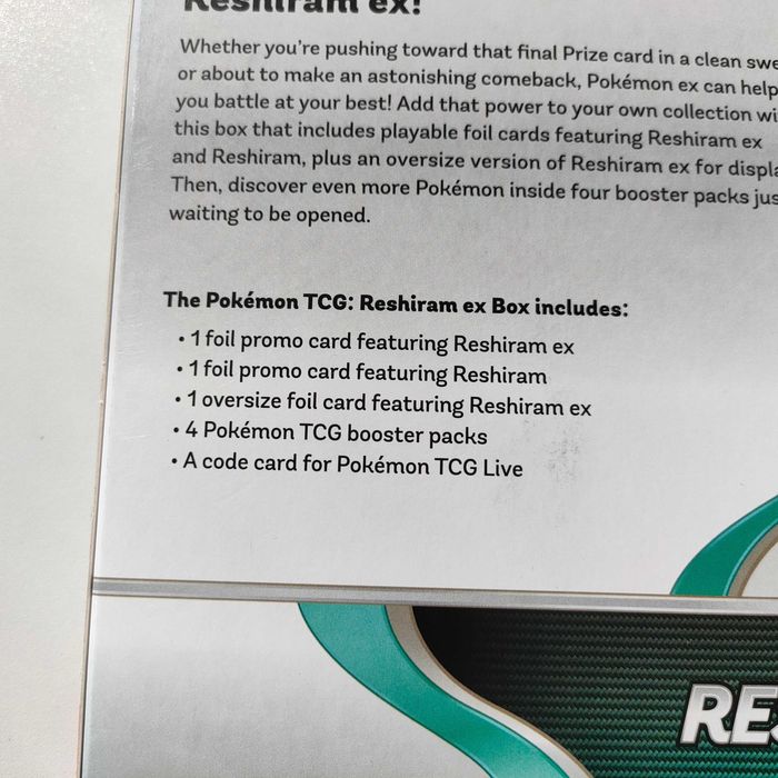 Set cartonase Pokemon TCG, Rashiram Ex Box