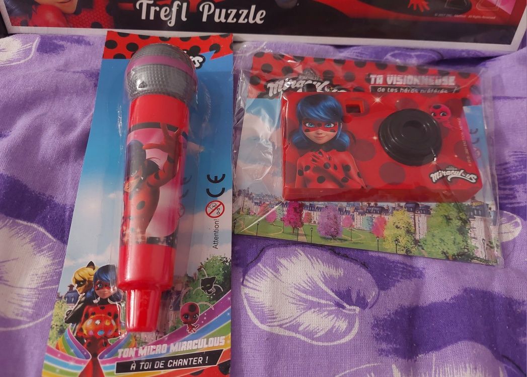 Set Buburuza Miraculoasă/Miraculous Ladybug cercei