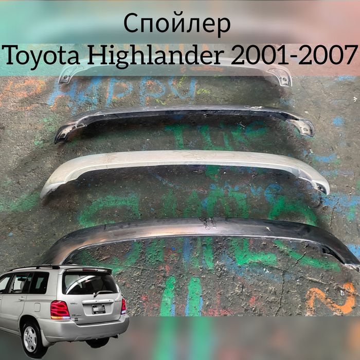 Спойлер Toyota Highlander