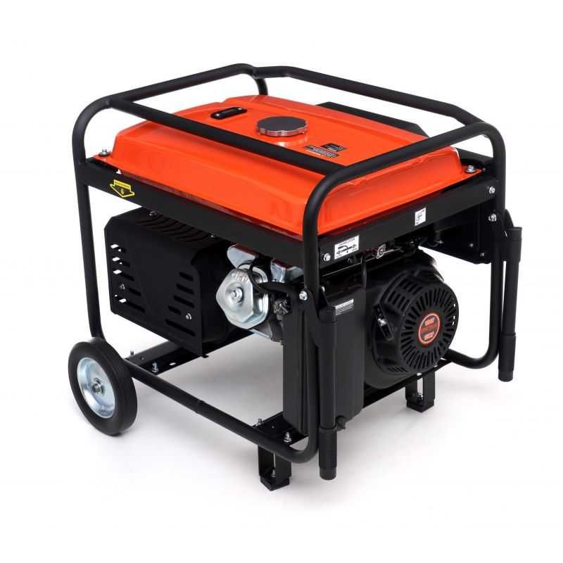 Generator 7kW 230V 380V 12V+pornire cheie+manere roti 15CP (KD3144)