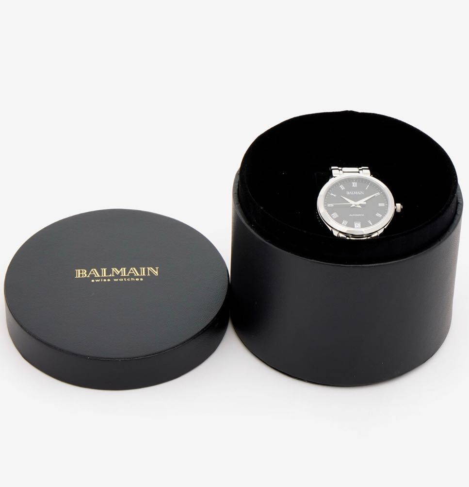 Часовник Balmаin сребърен цвят в комбинация с черно