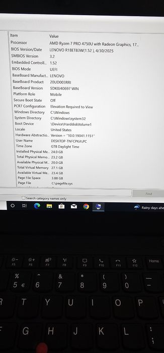 Lenovo Tinkpad T14 Ryzen 7 PRO